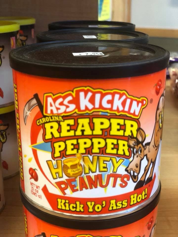 Product 143 on the shelf at The Beef Jerky Emporium