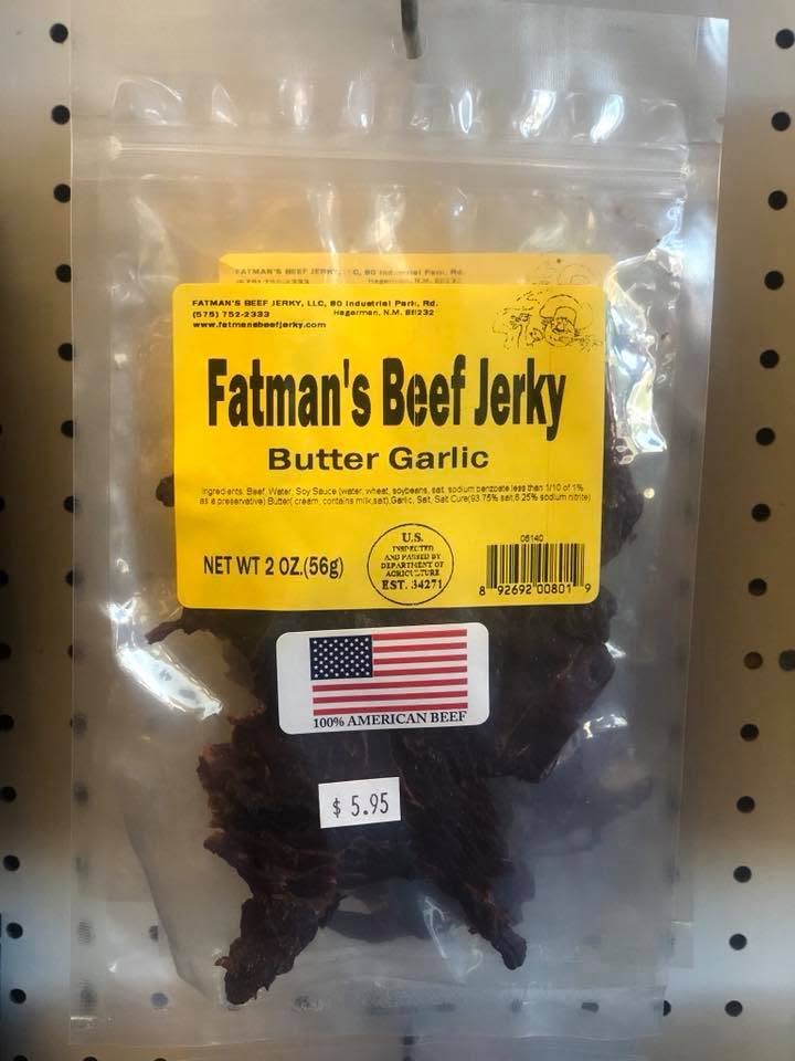 Product 127 on the shelf at The Beef Jerky Emporium