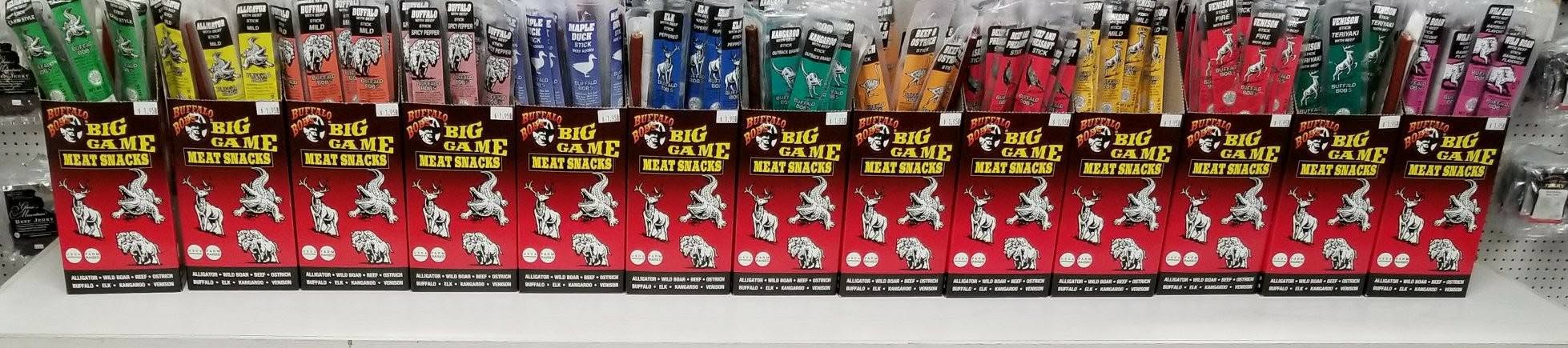 Product 76 on the shelf at The Beef Jerky Emporium