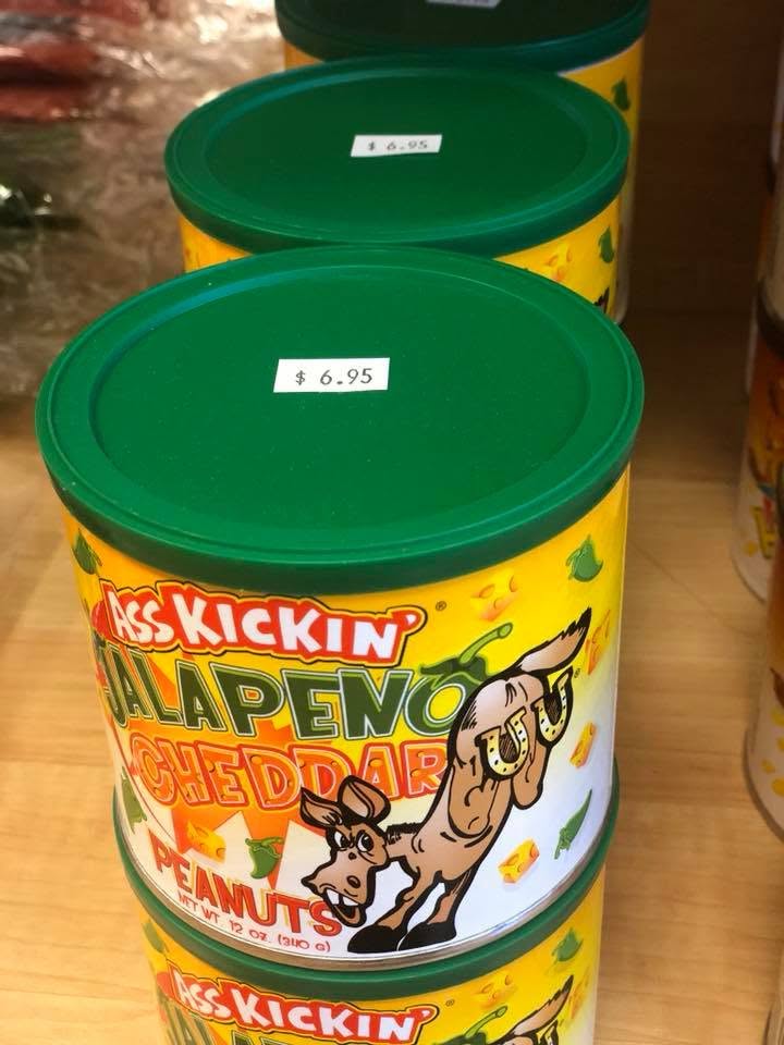 Product 154 on the shelf at The Beef Jerky Emporium