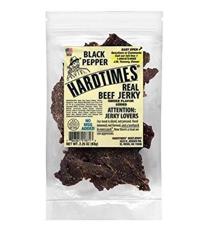 Product 107 on the shelf at The Beef Jerky Emporium